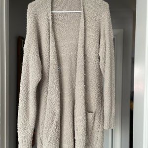 Gray Knit Carnigan